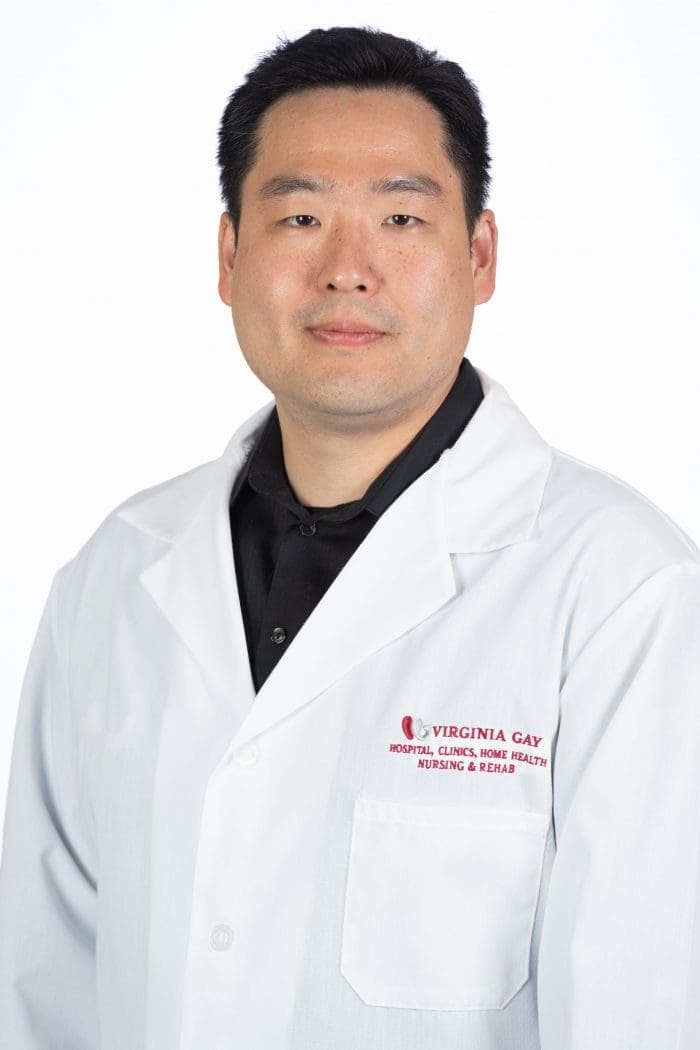 Kyle Song, DO headshot, located at Virginia Gay Hospital