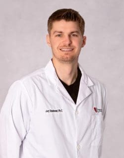 Jory Sturdevant, PA-C headshot, located at Virginia Gay Hospital