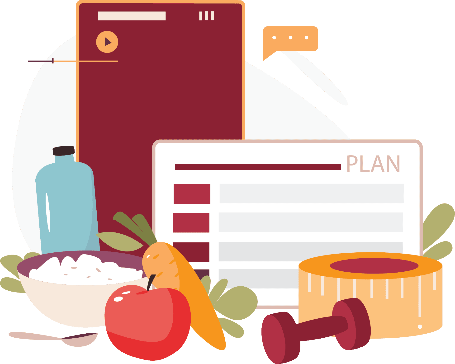 nutrition plan graphic