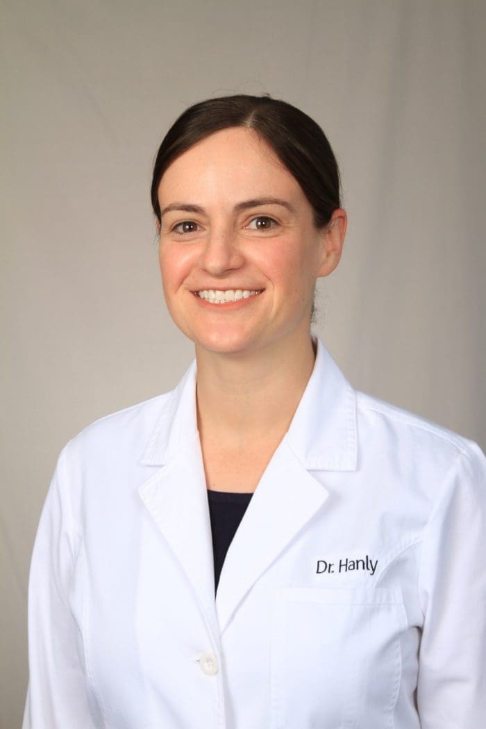 Dr. Hanly headshot, located at Virginia Gay Hospital