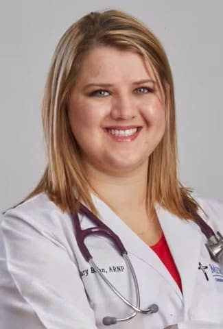 Hillary Behn headshot, located at Virginia Gay Hospital