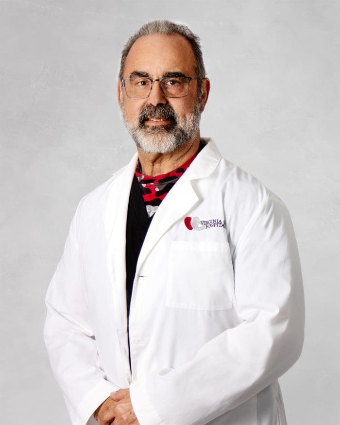 Dr. Foggia headshot, located at Virginia Gay Hospital